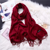 FBT - Lightweight Soft Cashmere Scarf - FashionByTeresa
